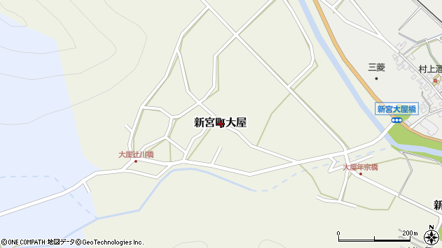 〒679-4343 兵庫県たつの市新宮町大屋の地図