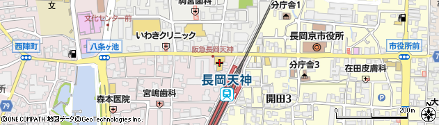 ダイソー長岡天神店周辺の地図