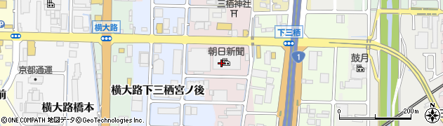 京都府京都市伏見区横大路下三栖城ノ前町周辺の地図