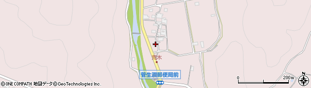 兵庫県姫路市夢前町菅生澗1716周辺の地図