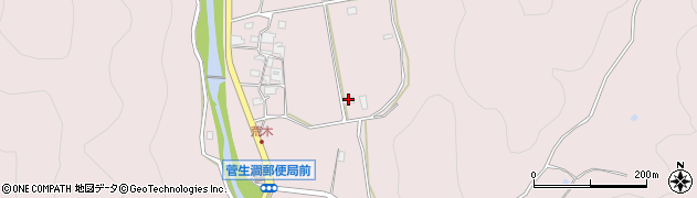 兵庫県姫路市夢前町菅生澗1651周辺の地図