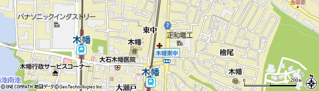 ファミリーマート宇治木幡店周辺の地図