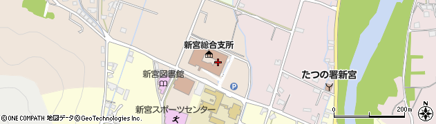 たつの市立　埋蔵文化財センター周辺の地図