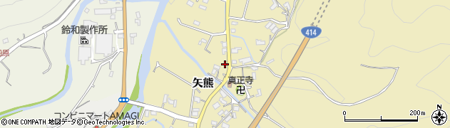 静岡県伊豆市矢熊111周辺の地図