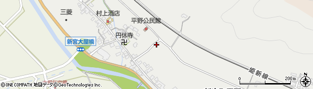 兵庫県たつの市新宮町平野周辺の地図