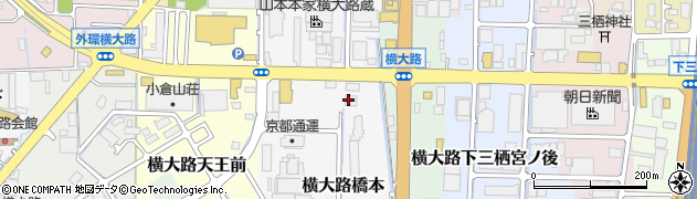 京都府京都市伏見区横大路橋本26周辺の地図