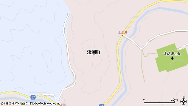 〒444-3617 愛知県岡崎市淡渕町の地図