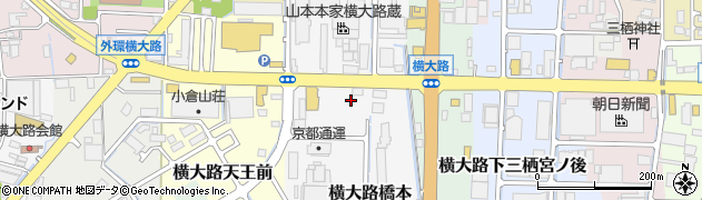 京都府京都市伏見区横大路橋本25周辺の地図