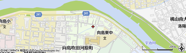 京都府京都市伏見区向島吹田河原町周辺の地図