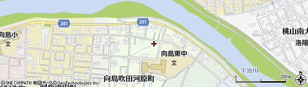 京都府京都市伏見区向島吹田河原町周辺の地図