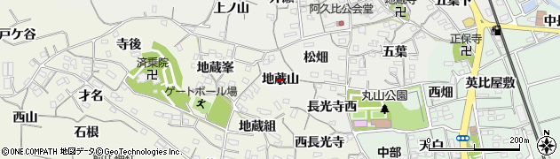 愛知県阿久比町（知多郡）阿久比（地蔵山）周辺の地図