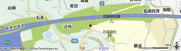 愛知県新城市牛倉（菅沼）周辺の地図