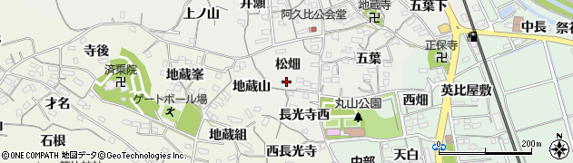 愛知県知多郡阿久比町阿久比松畑4周辺の地図