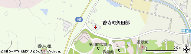 香寺公民館周辺の地図