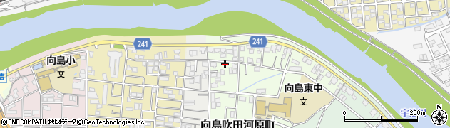 京都府京都市伏見区向島吹田河原町23周辺の地図