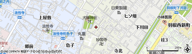愛知県岡崎市宮地町馬場周辺の地図