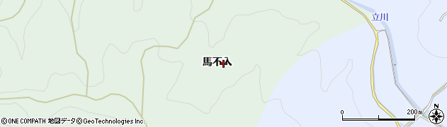 愛知県岡崎市保母町（馬不入）周辺の地図
