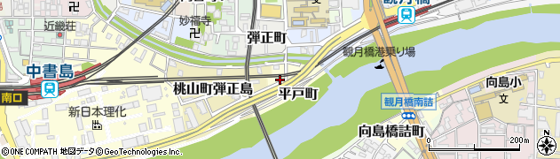 京都府京都市伏見区平戸町周辺の地図