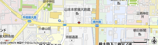 京都府京都市伏見区横大路橋本9周辺の地図