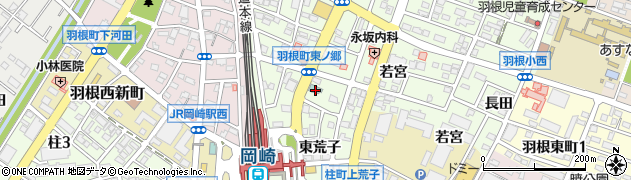 ＡＢホテル岡崎周辺の地図