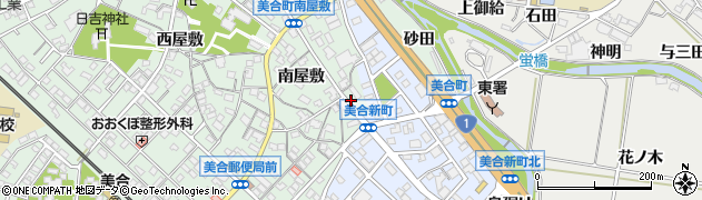 愛知県岡崎市美合町（祖父炉）周辺の地図