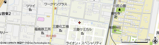 三重県四日市市大治田周辺の地図
