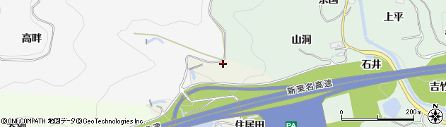 長篠陣屋台 長篠設楽原パーキングエリア下り周辺の地図
