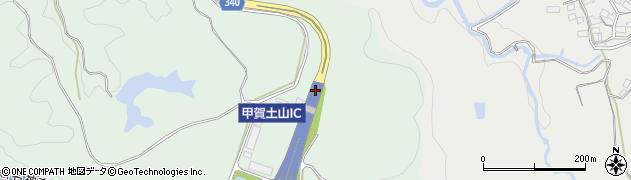 甲賀土山ＩＣ周辺の地図