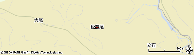 京都府長岡京市奥海印寺（松茸尾）周辺の地図