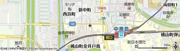 京都府京都市伏見区三栖向町750周辺の地図