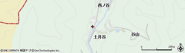 京都府宇治市炭山西ノ谷43周辺の地図