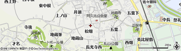 愛知県知多郡阿久比町阿久比松畑28周辺の地図