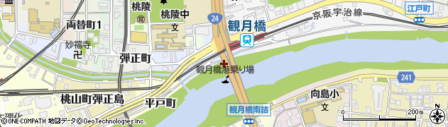 京都府京都市伏見区豊後橋町周辺の地図