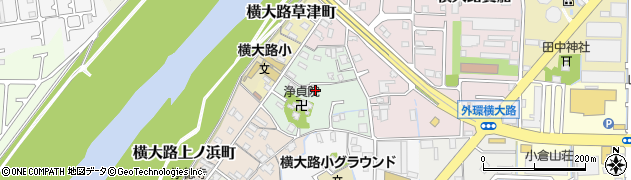 京都府京都市伏見区横大路中ノ庄町周辺の地図