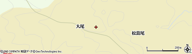京都府長岡京市奥海印寺（大尾）周辺の地図