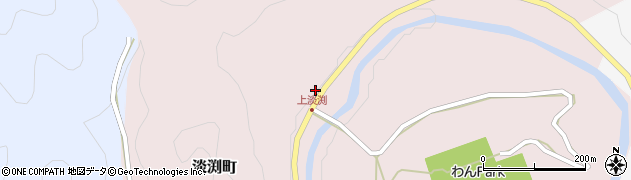愛知県岡崎市淡渕町（日向）周辺の地図
