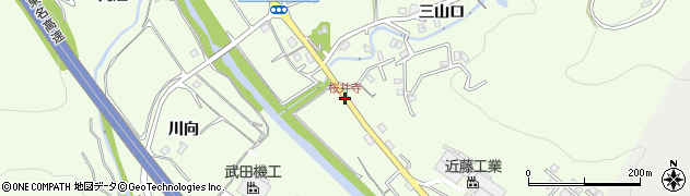 桜井寺周辺の地図
