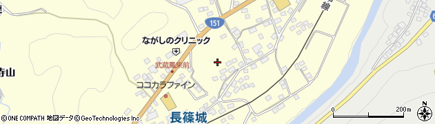 愛知県新城市長篠（鍛治屋貝津）周辺の地図