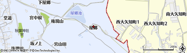 愛知県阿久比町（知多郡）宮津（屋郷）周辺の地図