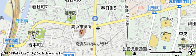 エイブルネットワーク　高浜市役所前店周辺の地図
