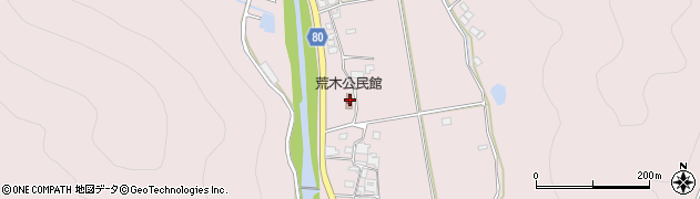 兵庫県姫路市夢前町菅生澗1559周辺の地図