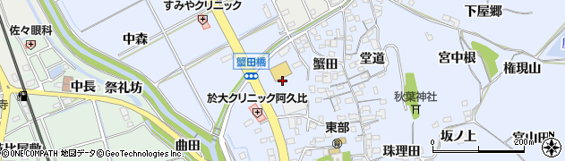 愛知県阿久比町（知多郡）宮津（宮家下）周辺の地図
