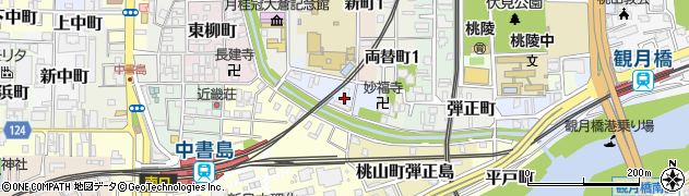京都府京都市伏見区柿木浜町周辺の地図