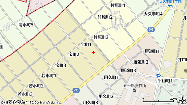 〒447-0006 愛知県碧南市宝町の地図