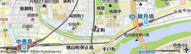 京都府京都市伏見区弾正町120周辺の地図