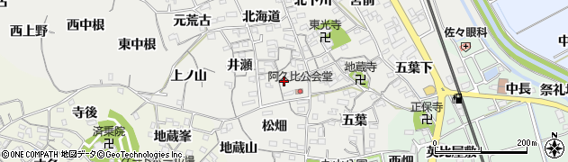 愛知県阿久比町（知多郡）阿久比（広海道）周辺の地図
