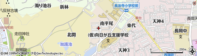 京都府長岡京市今里南平尾20周辺の地図