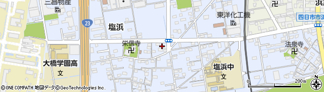 三重県四日市市塩浜563周辺の地図
