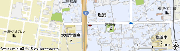 三重県四日市市塩浜104周辺の地図