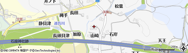 愛知県新城市須長山崎周辺の地図